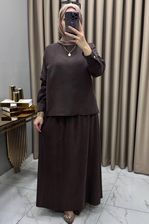 Şimal Takım Kahve Kahverengi