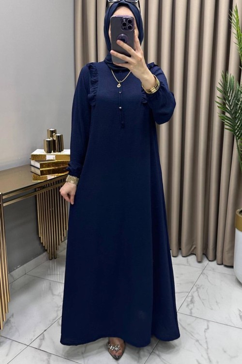 Sedef Elbise Lacivert  Lacivert