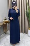 Sedef Elbise Lacivert  Lacivert
