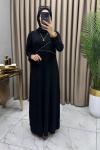 Ecrin Elbise Siyah Siyah