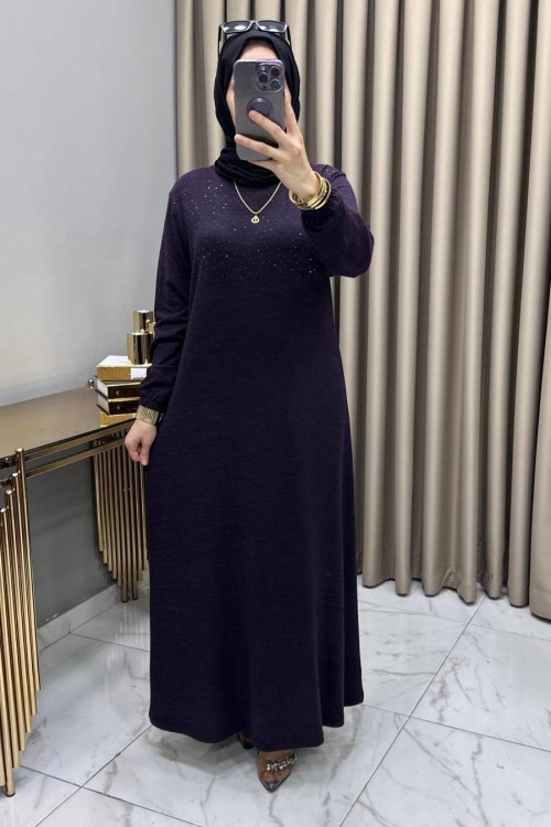 Şebnem Elbise Mürdüm Mürdüm