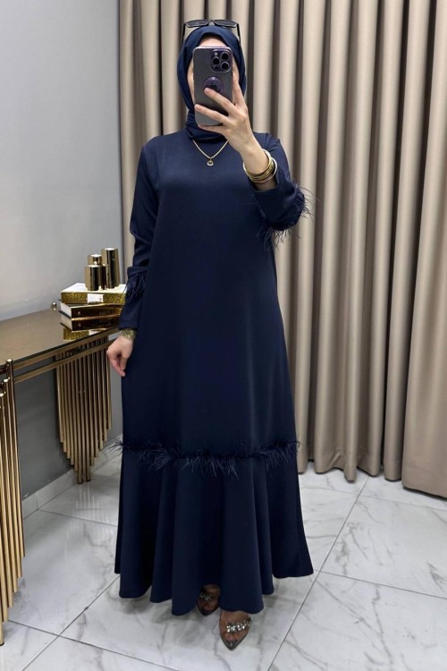 Meyra Elbise Lacivert  Lacivert