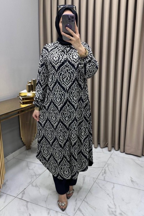 Abide Tunik Siyah Siyah