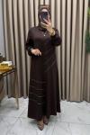 Sevda Elbise Kahve Kahverengi