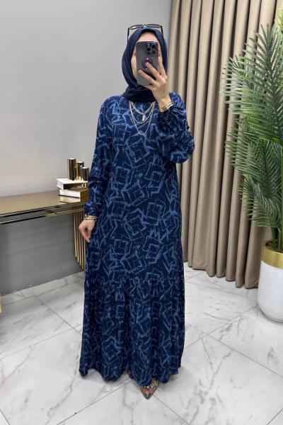 Balın Elbise Lacivert