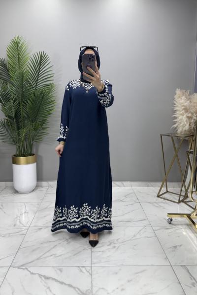 BERFÜ ELBİSE LACİVERT