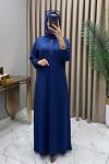 Lale Abiye Elbise İndigo