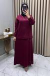 Maya Etekli Takım Bordo