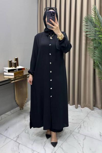 Neslişah Takım Siyah