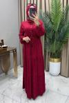 Pelin Elbise Bordo