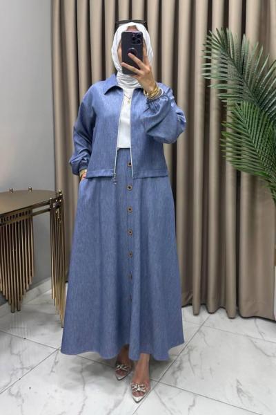 Tanem Kot Takım Koyu Mavi