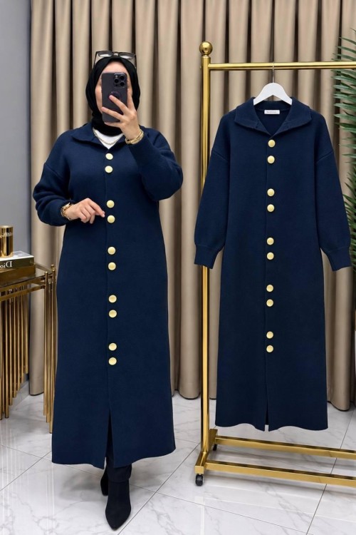 Aysima Hırka Lacivert  Lacivert