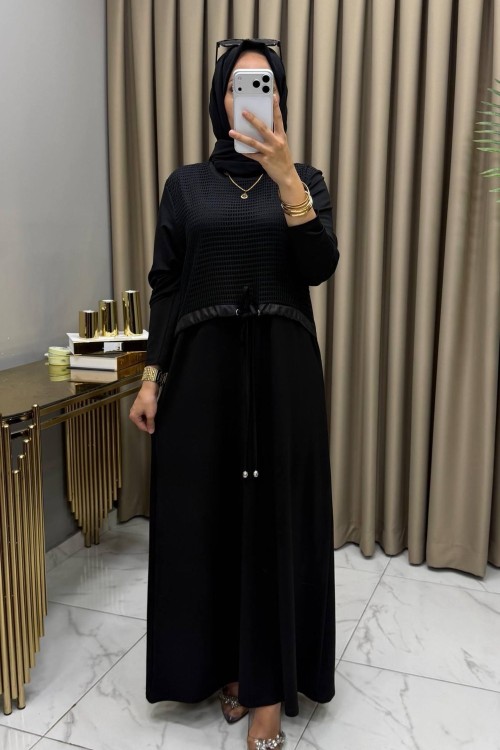 Melina Elbise Siyah  Siyah