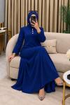 Duygu Elbise İndigo İndigo