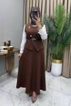 Gülce Takım Kahve Kahverengi