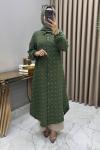 Boncuk Tunik Haki Haki