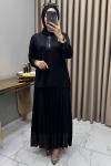 Begonya Takım Siyah Siyah