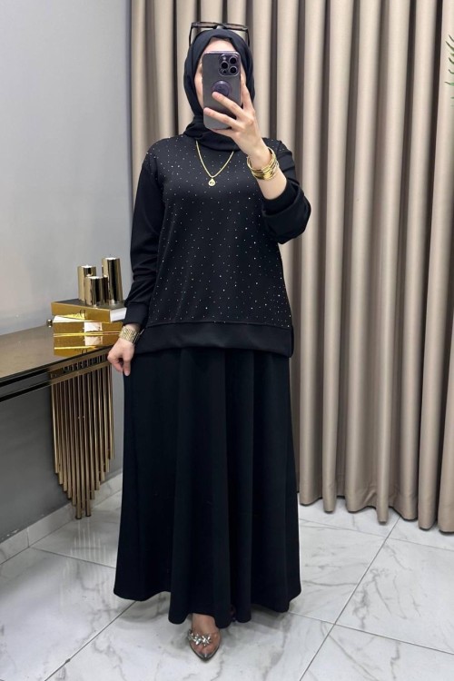 Eva Takım Siyah Siyah