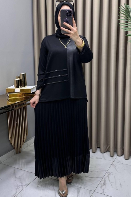 Özlem Takım Siyah Siyah