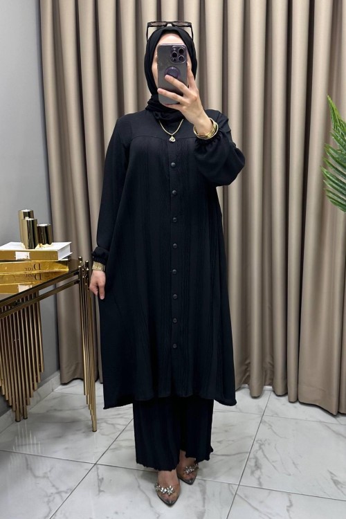Özge Takım Siyah Siyah