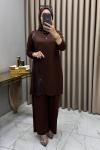 Nurgül Takım Kahve Kahverengi