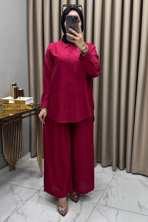 Şevin Takım Bordo Bordo