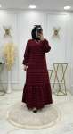 Nilay Elbise Bordo