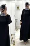 Sanem Elbise Siyah taslı